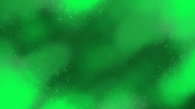 Vector green abstract background with brush paint style