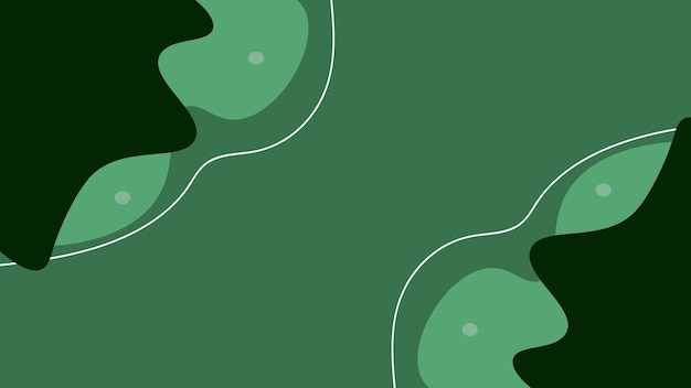 Vector green abstract background