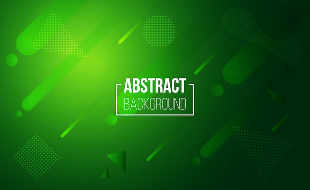 Green Abstract Geometric Background