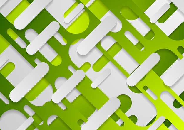 Green abstract geometric corporate concept background