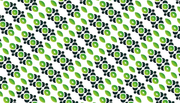 Green abstract geometric pattern design