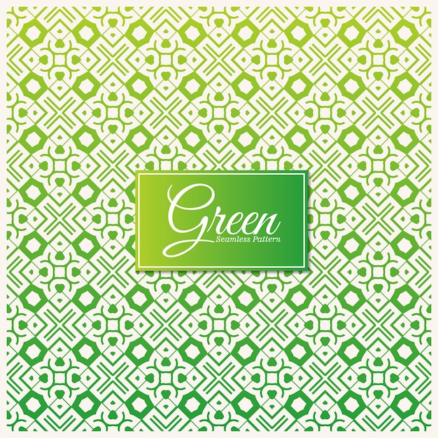 Green abstract geometric pattern design