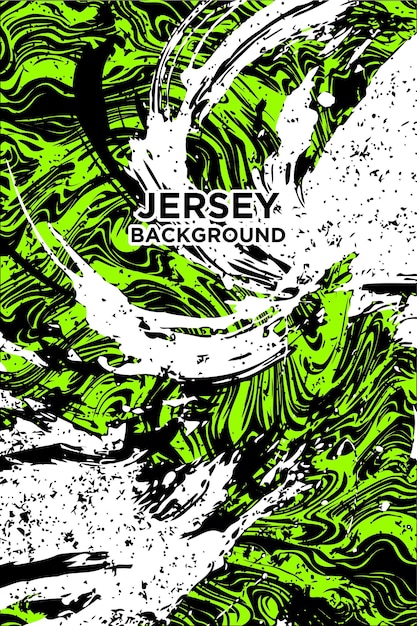 GREEN ABSTRACT GRUNGE STYLE JERSEY BACKGROUND