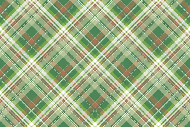 Green abstract modern plaid seamless pattern