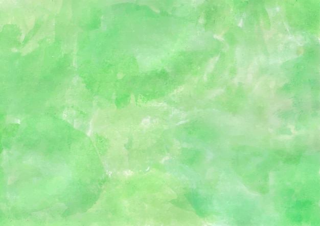 Green abstract nature watercolor background