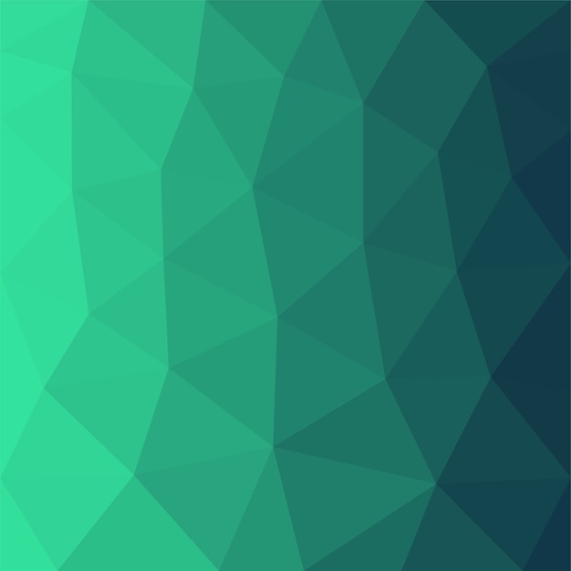 Vector green abstract polygons pattern