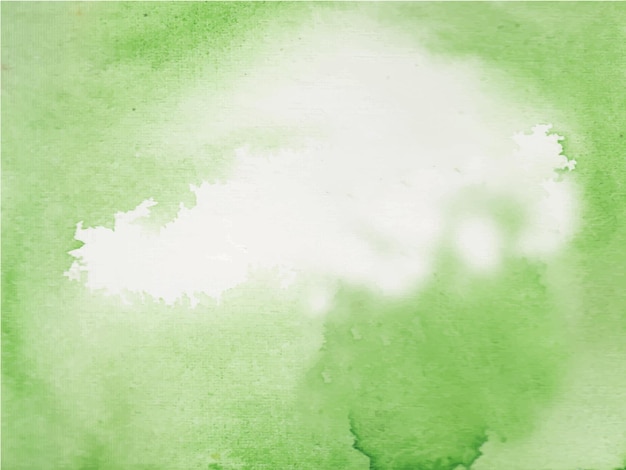 Вектор Зеленая и яркая абстрактная акварель текстуры фона