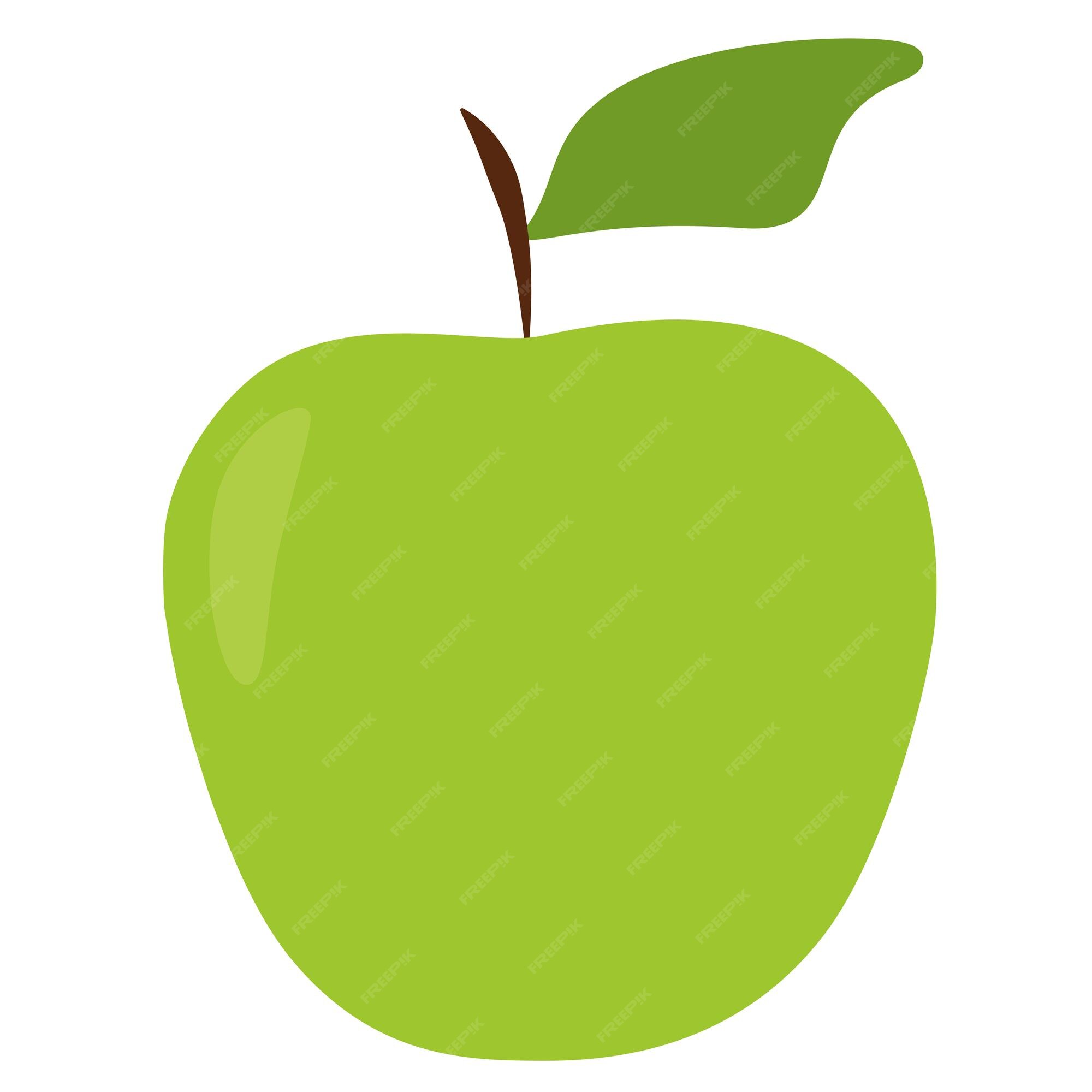Premium Vector | Green apple