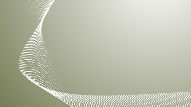 Green army gradient with halftone curve background for modern abstract digital and graphic design