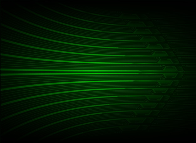 Green arrow cyber future technology background