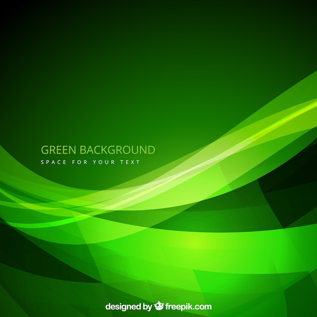 Green background in abstract style