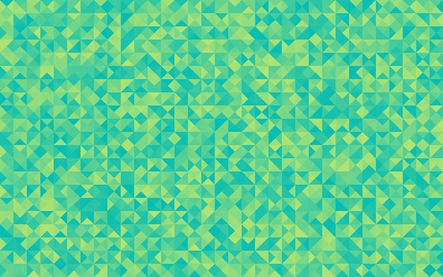 Green background with abstract triangle pattern