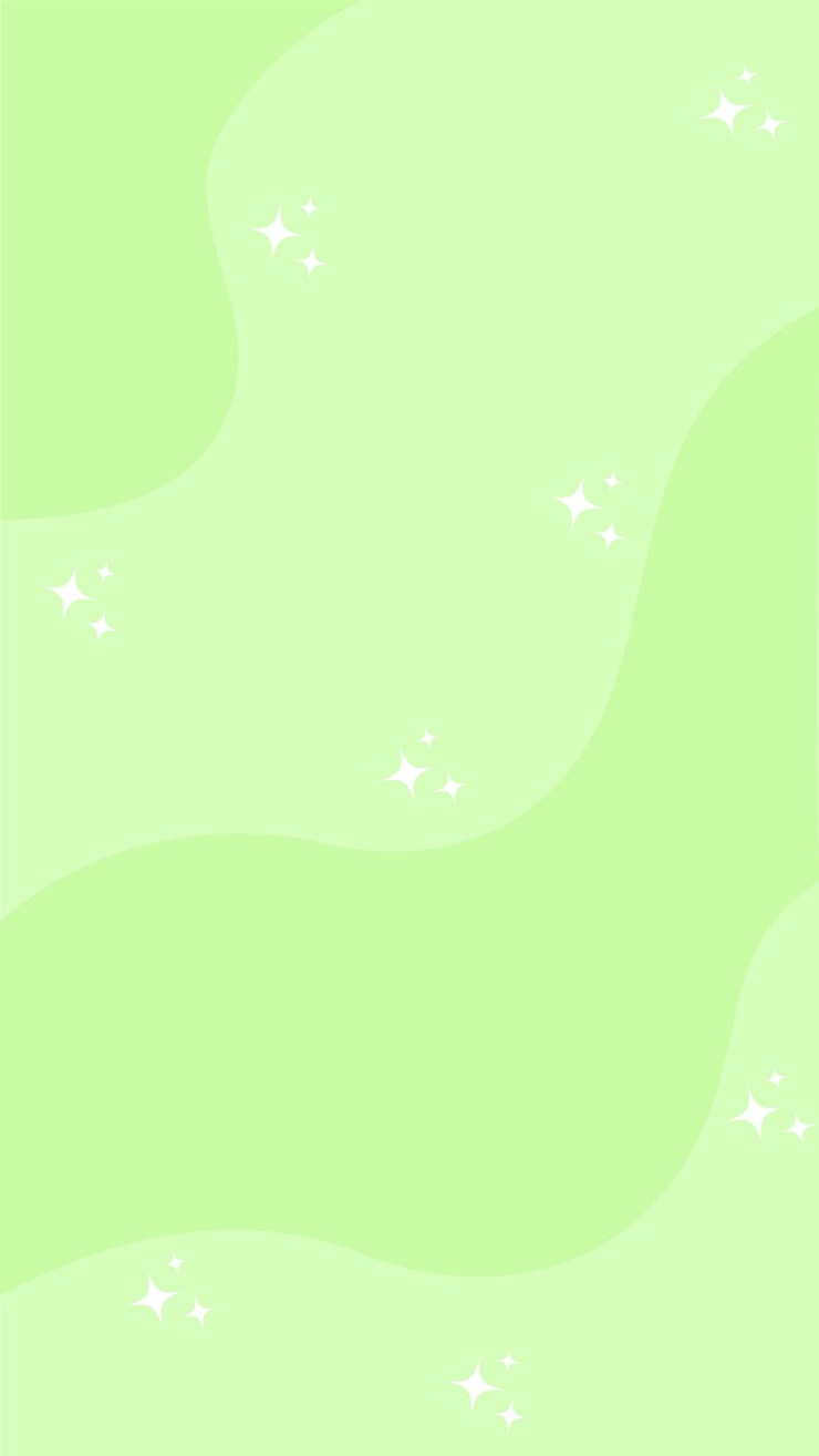 Green background with curves waves vector