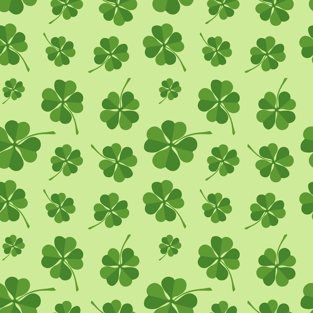 St. Patrick s Day vector seamless pattern, background from green  four-leafed numbers 17, abbreviation PD. Vector illustration 17105892  Vector Art at Vecteezy