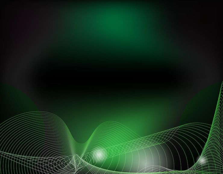 Vector a green background with a green light and a green background