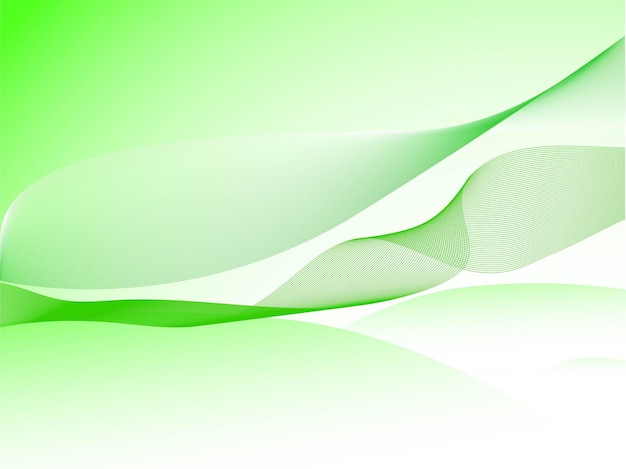 Green background with a green wave design