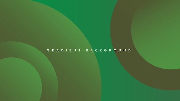 green background with round gradient effect
