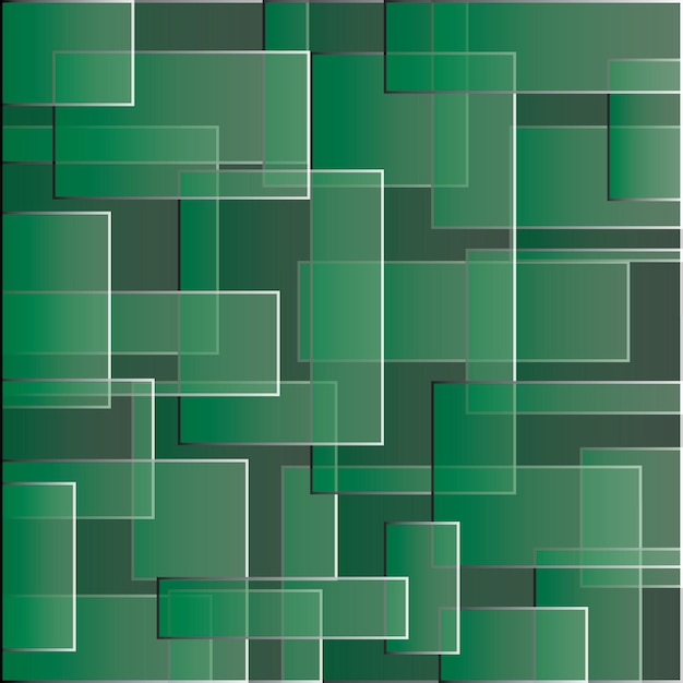 Vector green background with squares color abstract pattern easy editable soft colored vector illustration in eps10 image