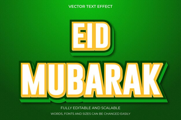 green background with white text that says eid mubarak