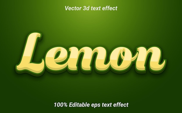 Vector a green background with the word lemon on it