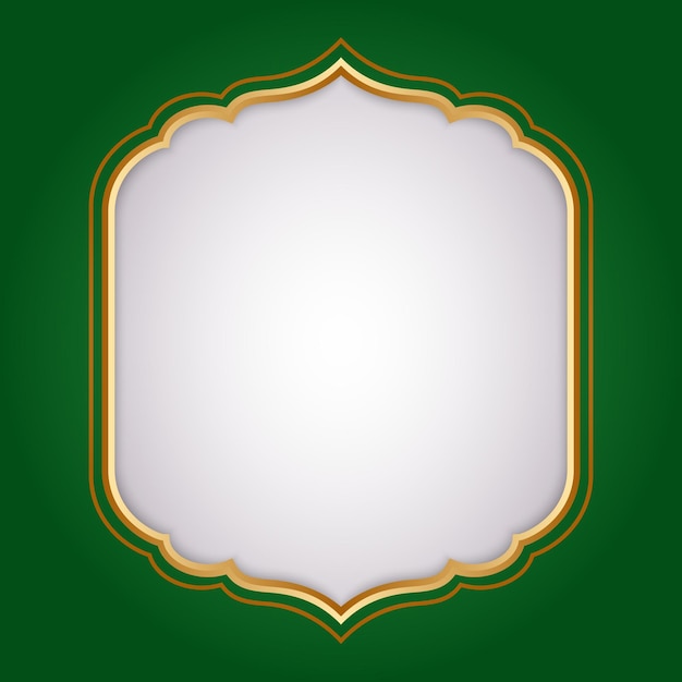 A green background with a yellow border and a green background with a white border