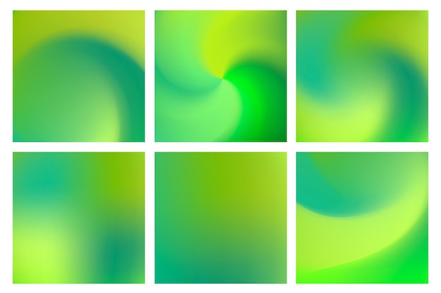 Vector green backgrounds vector