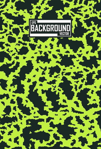Vector green and black camouflage background