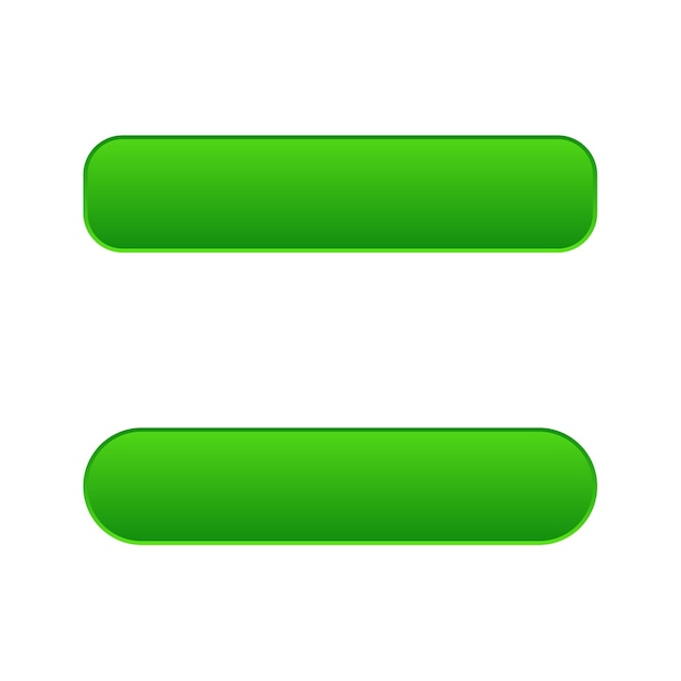 green blank buttons