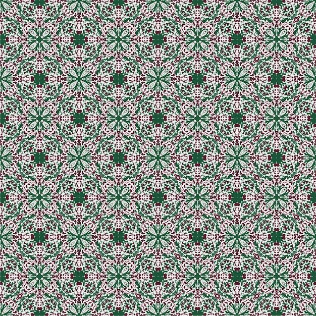 Fondo verde del modello di modo del tessuto del tessuto dell'estratto del fiore, disegno di modo dell'illustrazione di arte.