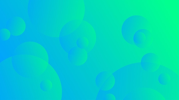 Green and blue abstract circle gradient modern graphic background