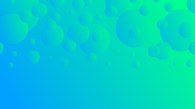 Green and blue abstract circle gradient modern graphic background