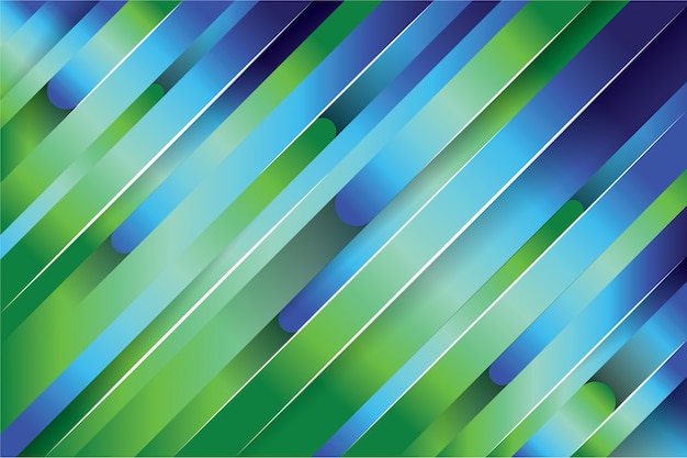 Green and blue abstract line background