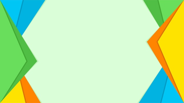 Green and blue background with a circle in the middle