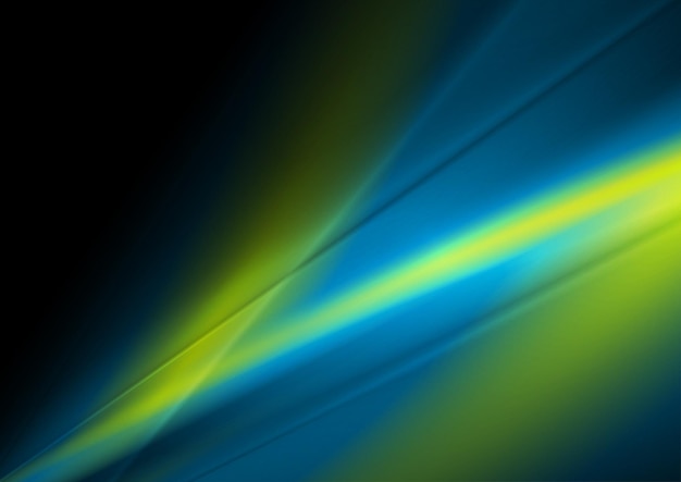 緑と青の光沢のある輝く抽象的な背景
