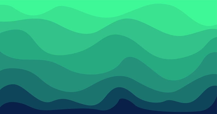 Premium Vector | Green and blue wallpaper for iphone and android.