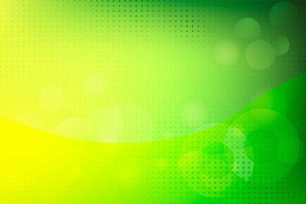 Vector green blurred background with halftone effect