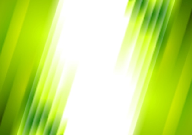 Green blurred stripes bright corporate background. Vector abstract design