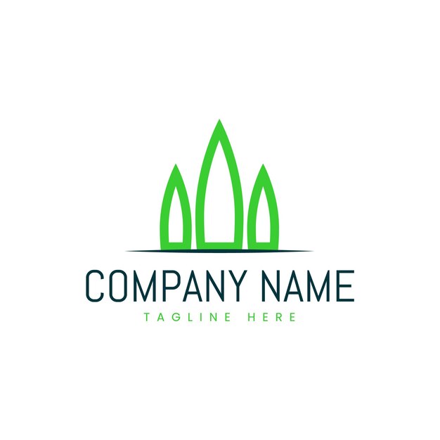 Green building logo design