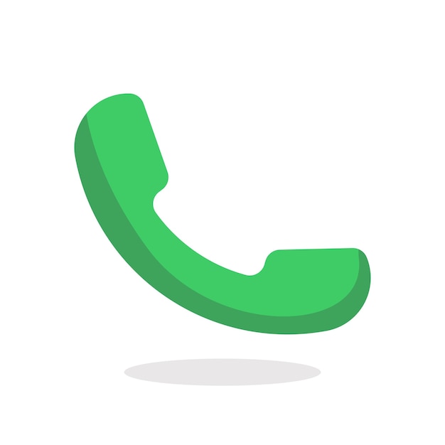 Vector green call icon