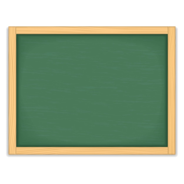 Green chalkboard on white background vector eps10 illustration