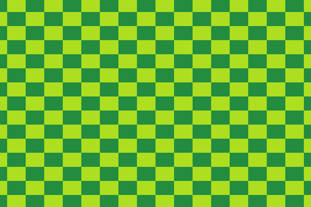 Green checkered rectangle mosaic pattern Blank chess board vector background