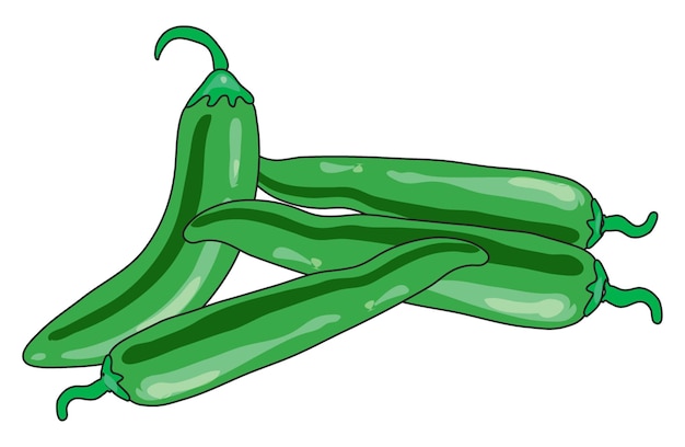 Green chillies