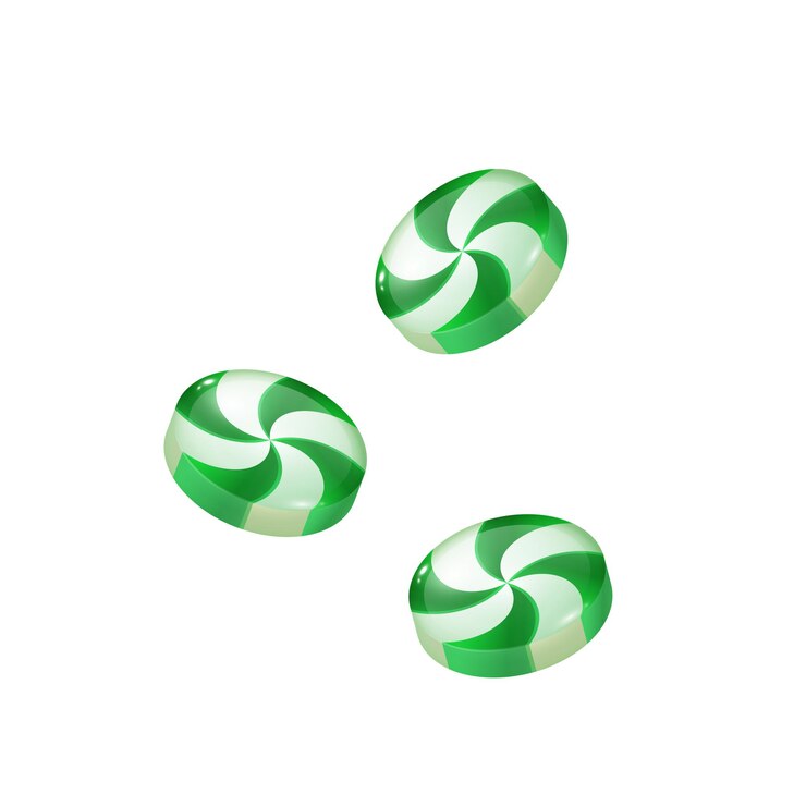 Green Christmas Candys