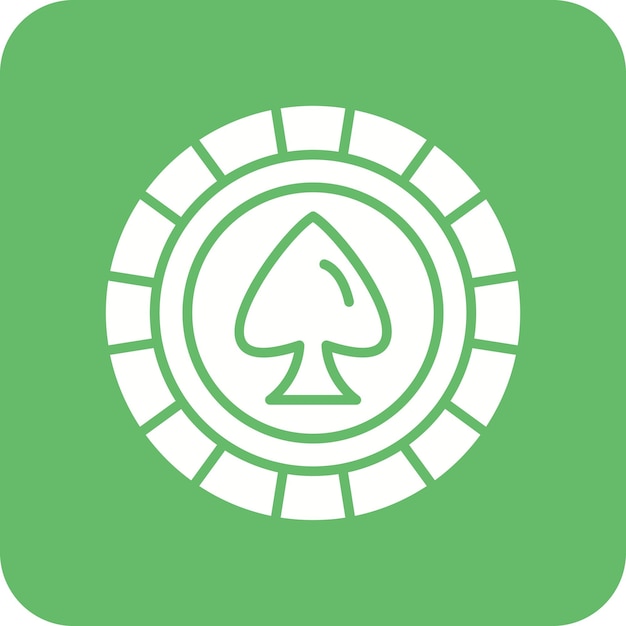 зеленый круг с зеленым символом, который говорит дерево