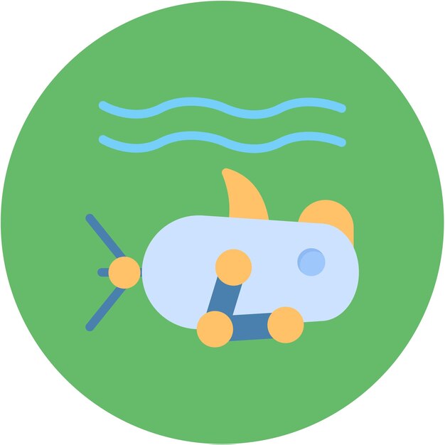 a green circle with a picture of a plane and a plane with a blue tail