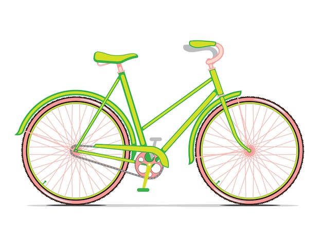 Green city bicycle