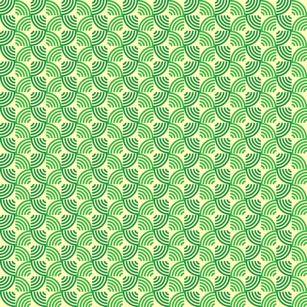 Vector green color seamless pattern