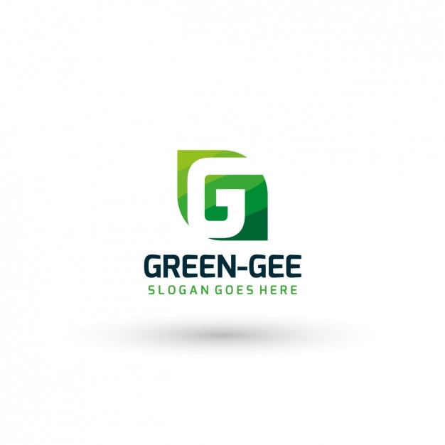 Green company template logo