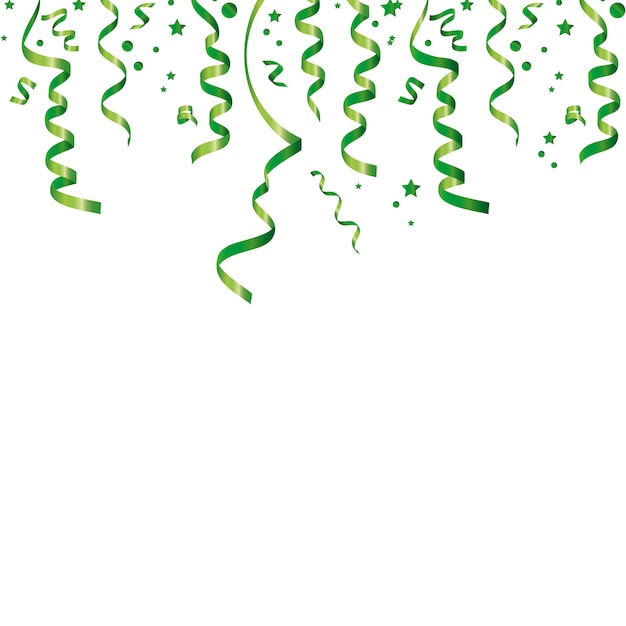 Green confetti