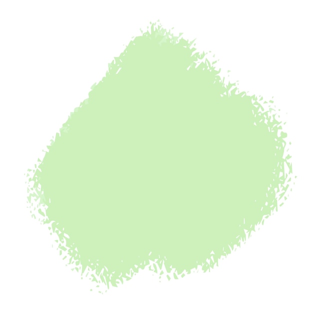 Vector a green delicate cute spot of paint without a background